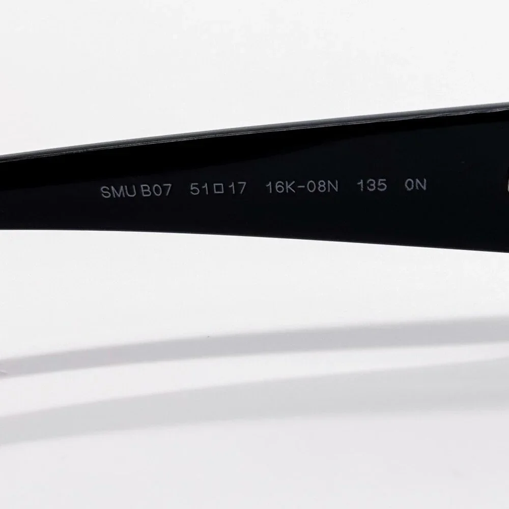 NEW MIU MIU EYEGLASSES MUB07S 16K08N BLACK WOMEN MU B07S SMU B07